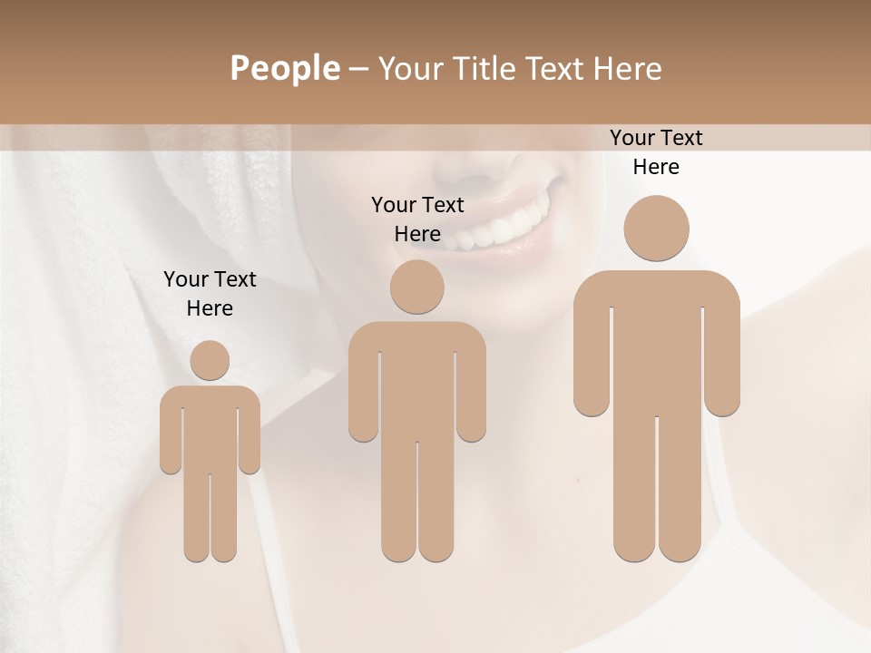 Health Lady Female PowerPoint Template