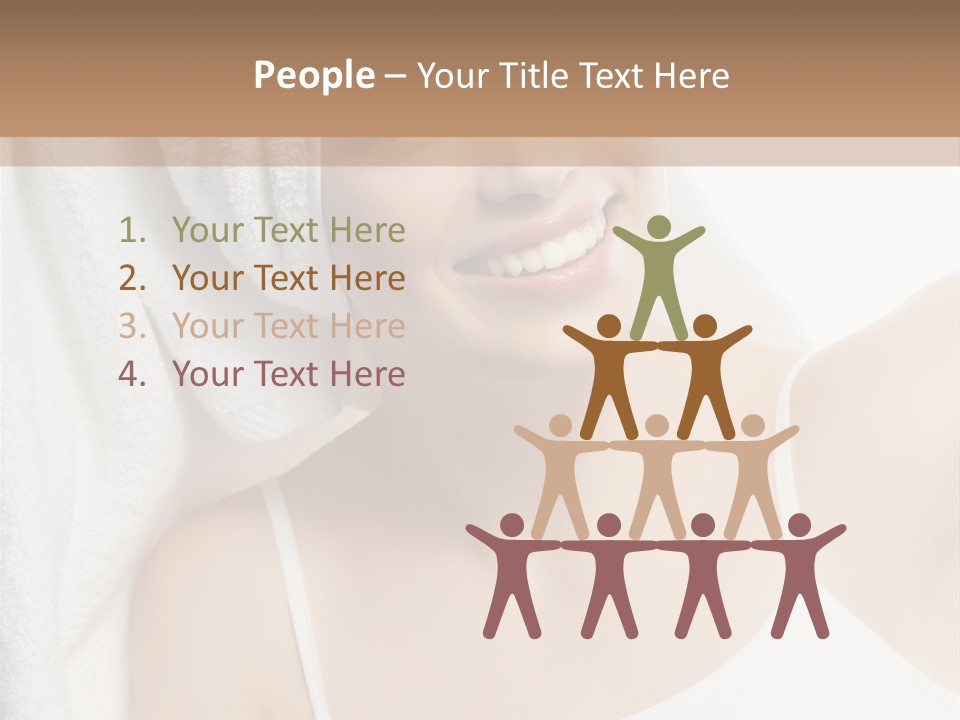 Health Lady Female PowerPoint Template