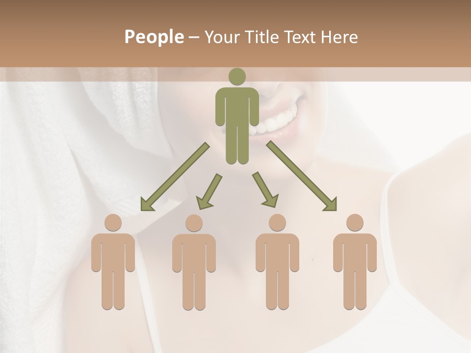 Health Lady Female PowerPoint Template