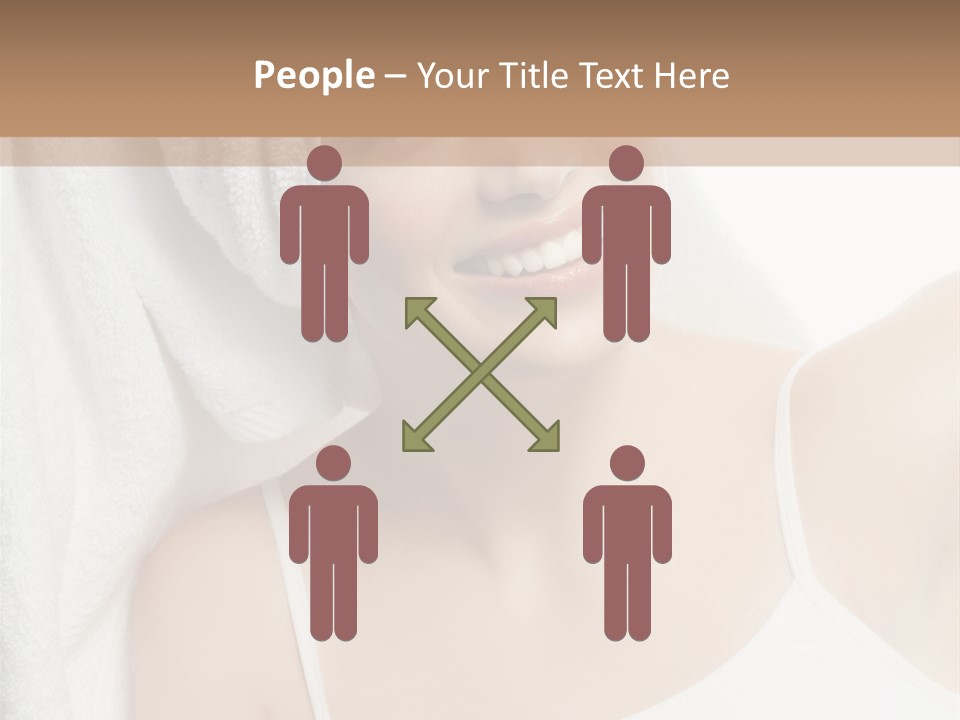 Health Lady Female PowerPoint Template