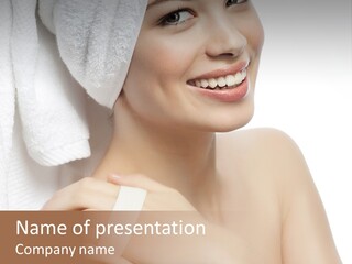 Clean Hands Beauty PowerPoint Template