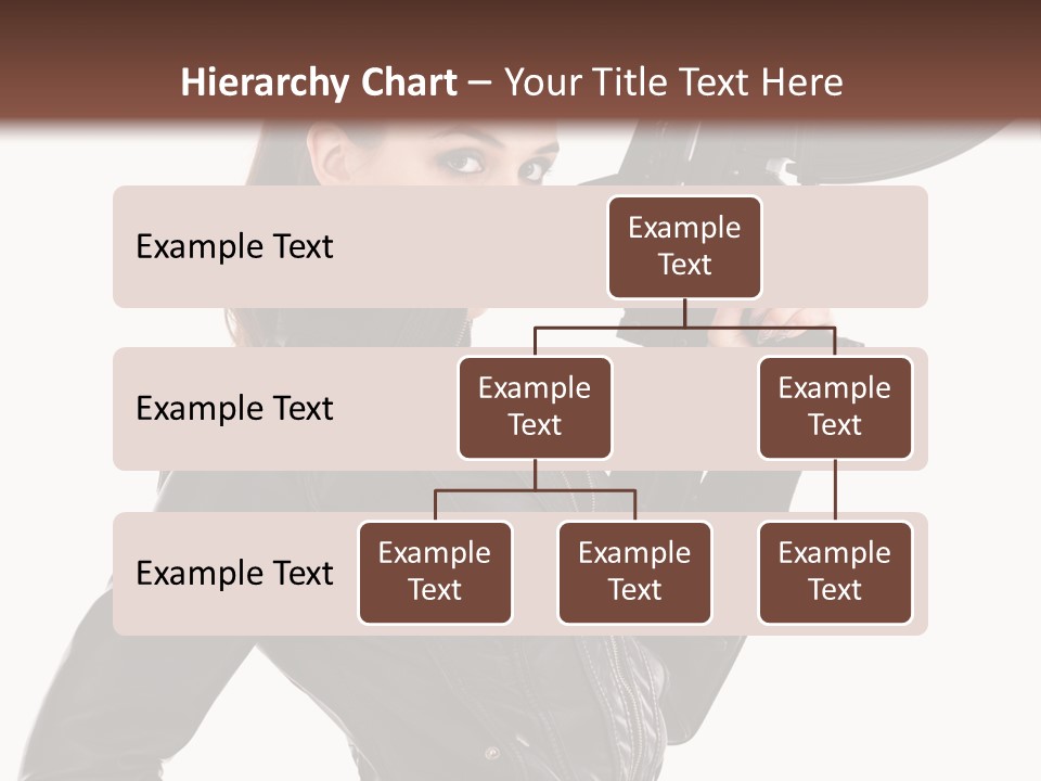 Graceful Pose Dress PowerPoint Template
