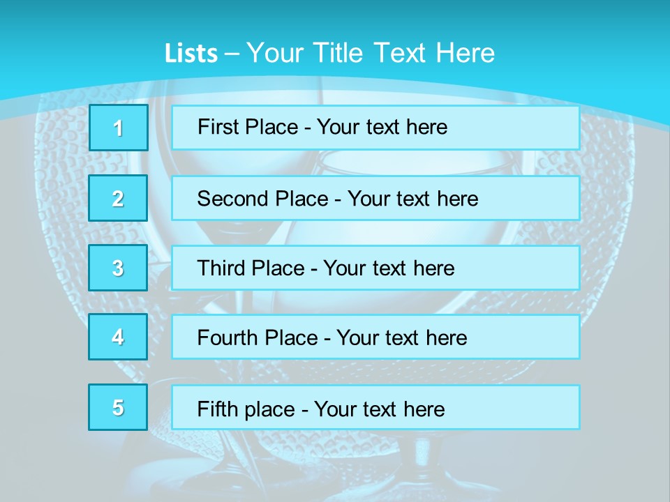 Dinner Thin Glass PowerPoint Template