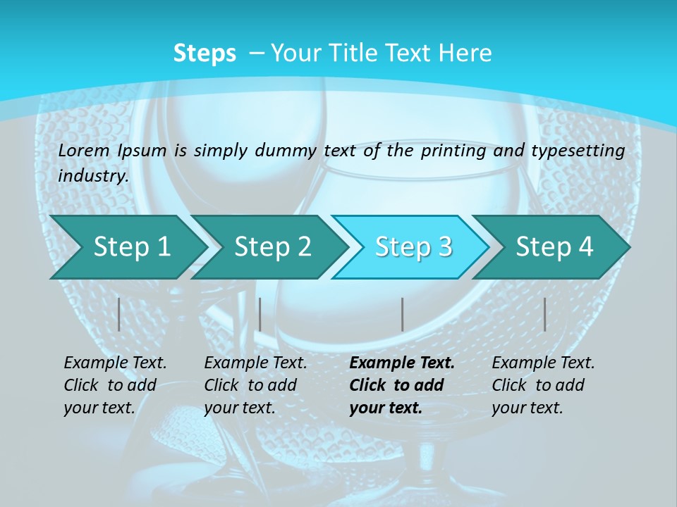 Dinner Thin Glass PowerPoint Template
