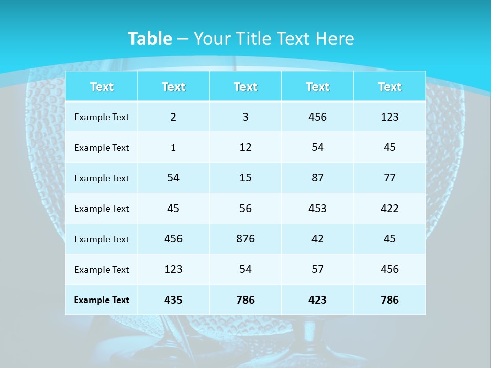 Dinner Thin Glass PowerPoint Template