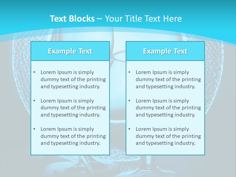 Dinner Thin Glass PowerPoint Template