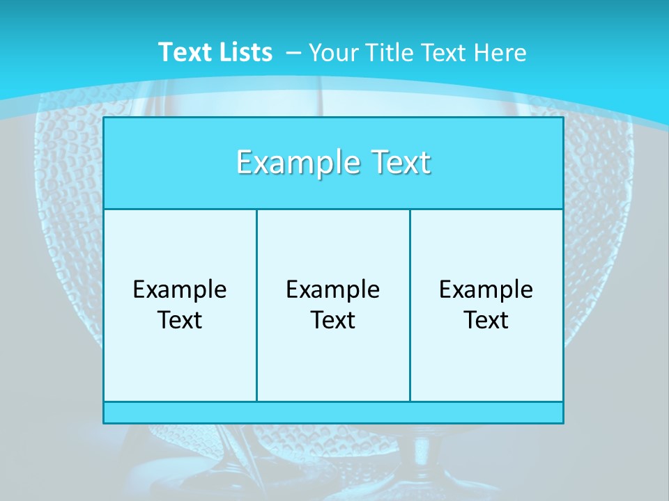 Dinner Thin Glass PowerPoint Template