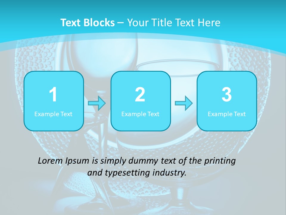 Dinner Thin Glass PowerPoint Template