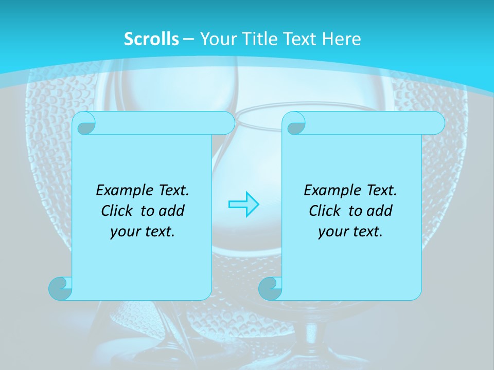 Dinner Thin Glass PowerPoint Template