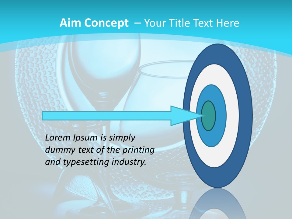 Dinner Thin Glass PowerPoint Template