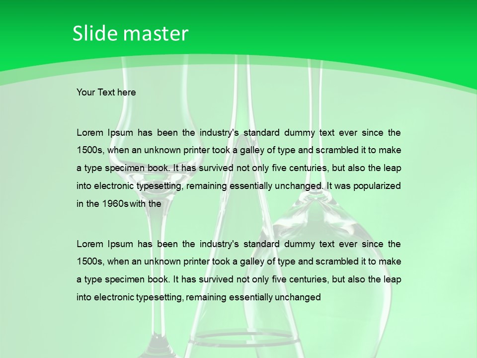 Two Isolated Air PowerPoint Template