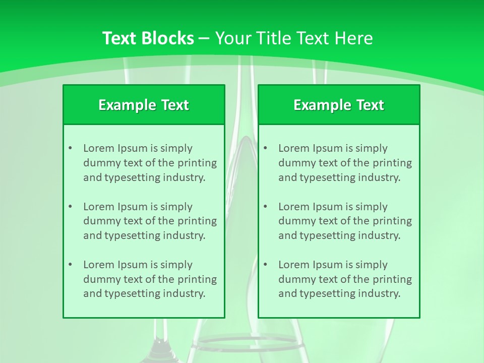 Two Isolated Air PowerPoint Template