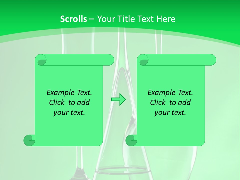 Two Isolated Air PowerPoint Template