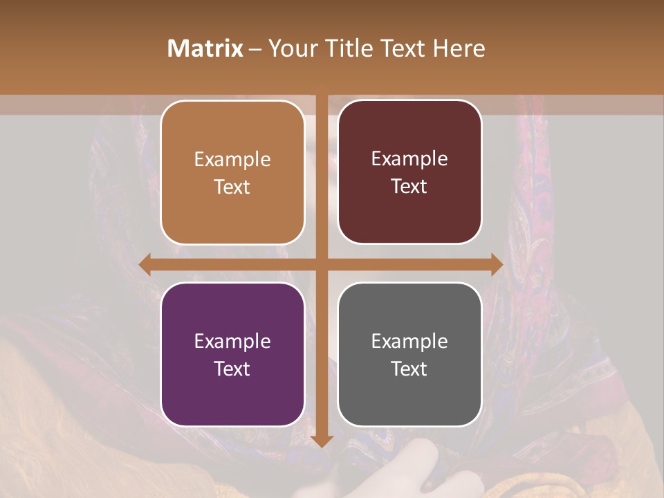 Exotic Beauty Eyes PowerPoint Template