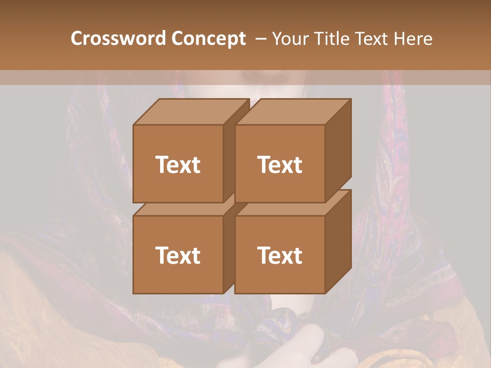 Exotic Beauty Eyes PowerPoint Template