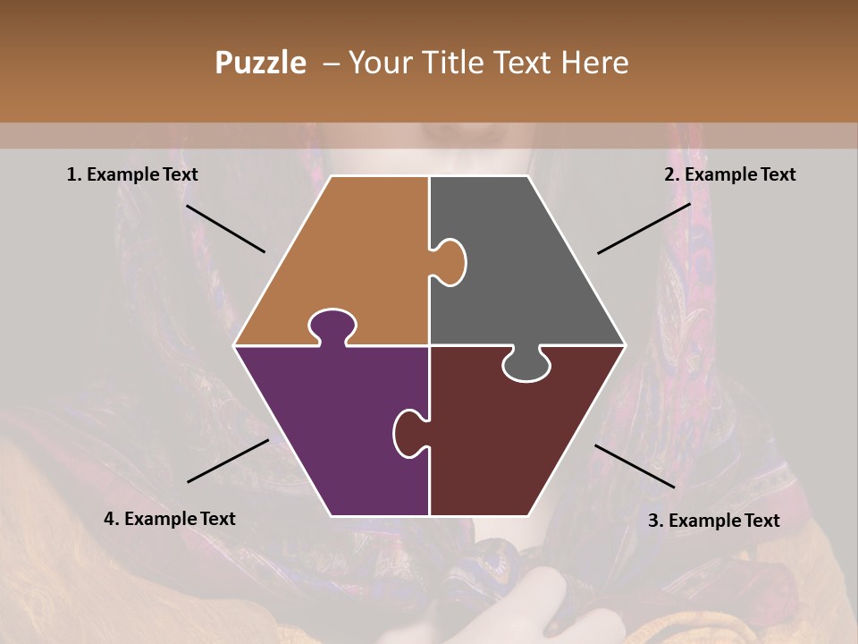 Exotic Beauty Eyes PowerPoint Template