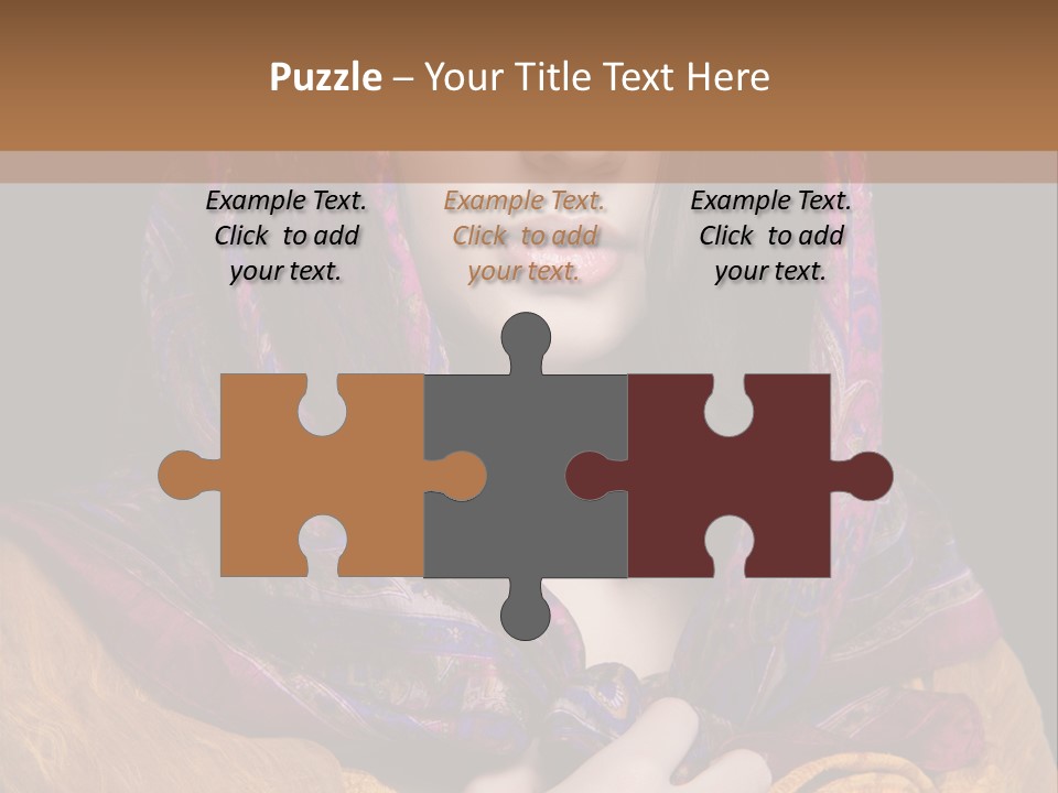 Exotic Beauty Eyes PowerPoint Template