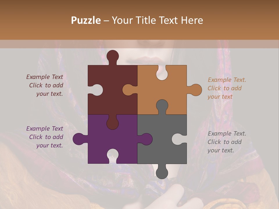 Exotic Beauty Eyes PowerPoint Template