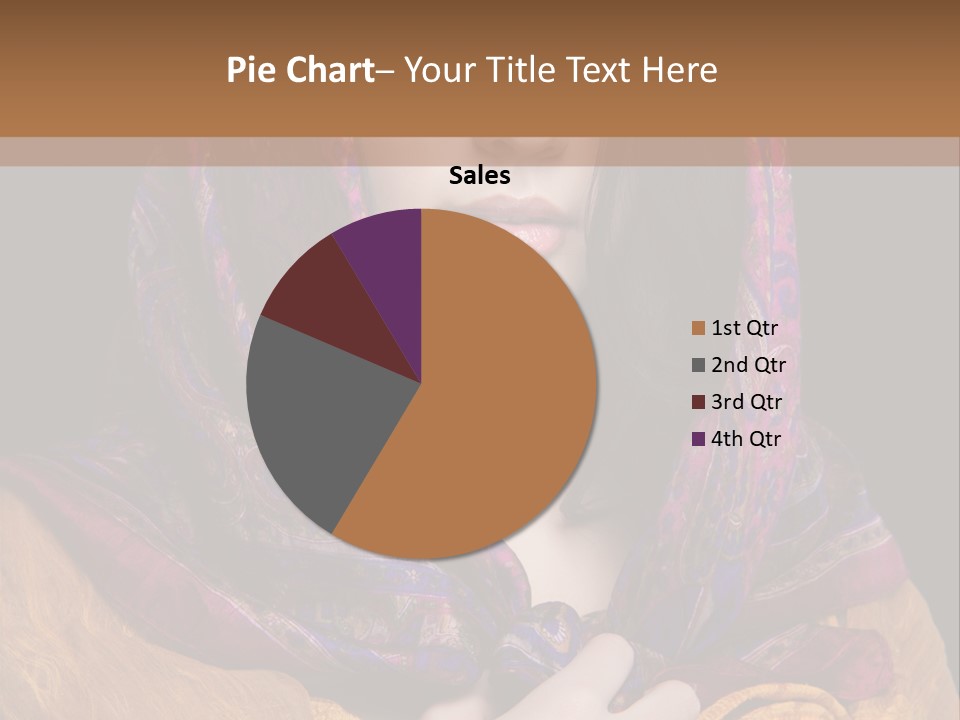 Exotic Beauty Eyes PowerPoint Template