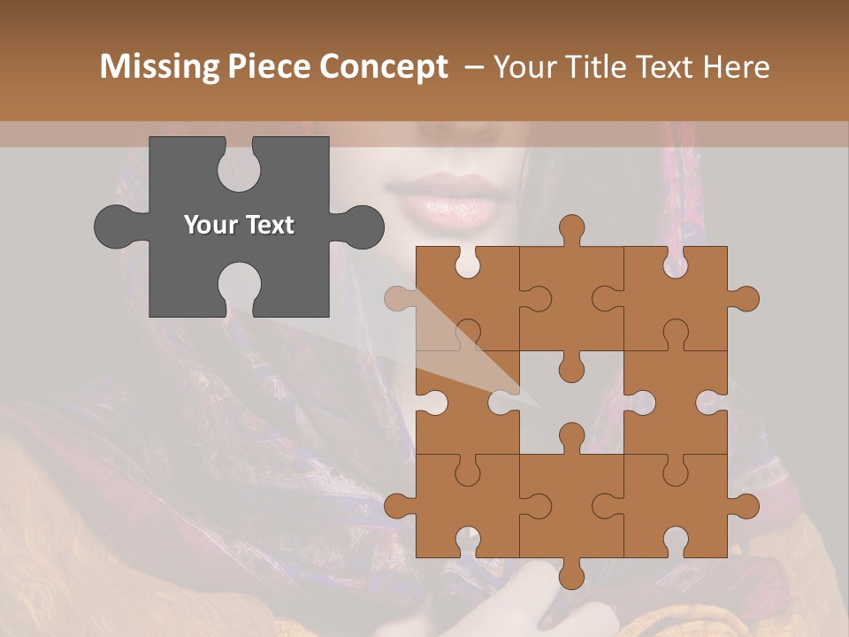 Exotic Beauty Eyes PowerPoint Template