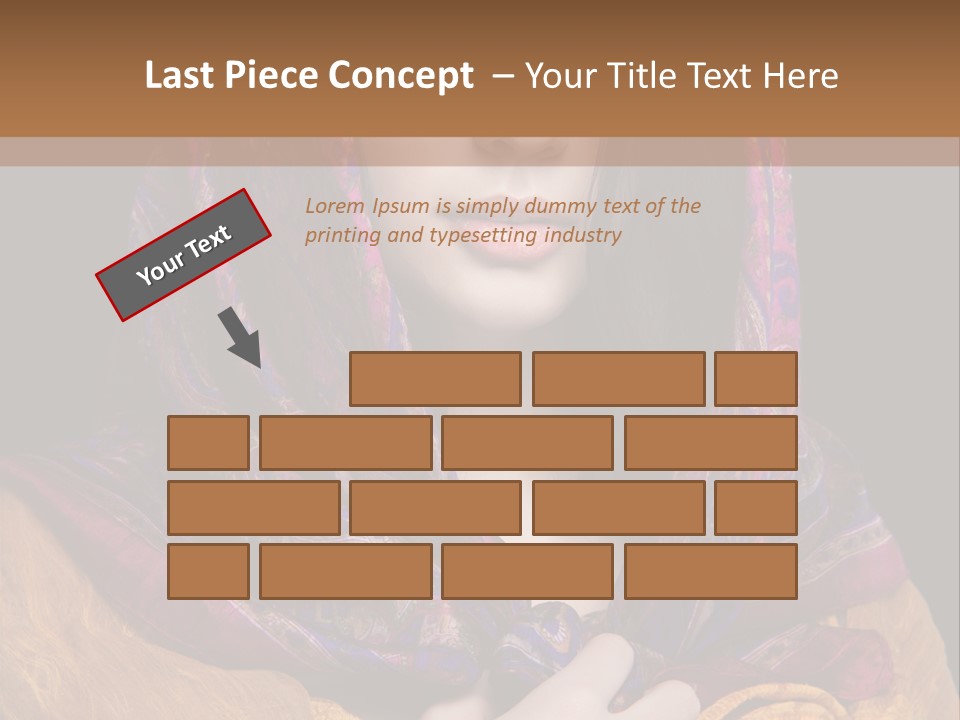 Exotic Beauty Eyes PowerPoint Template