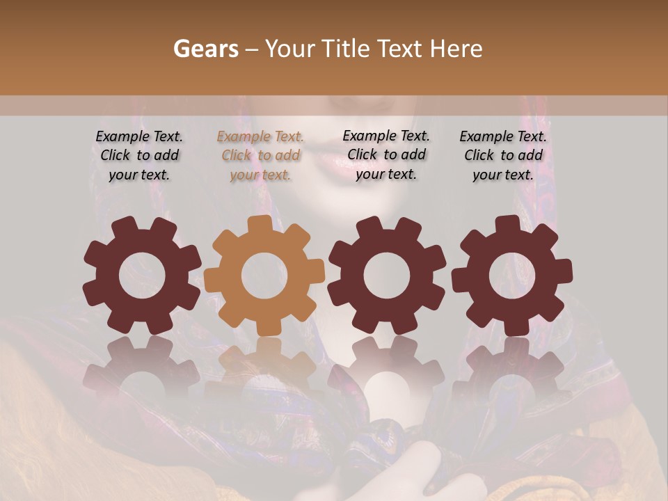 Exotic Beauty Eyes PowerPoint Template