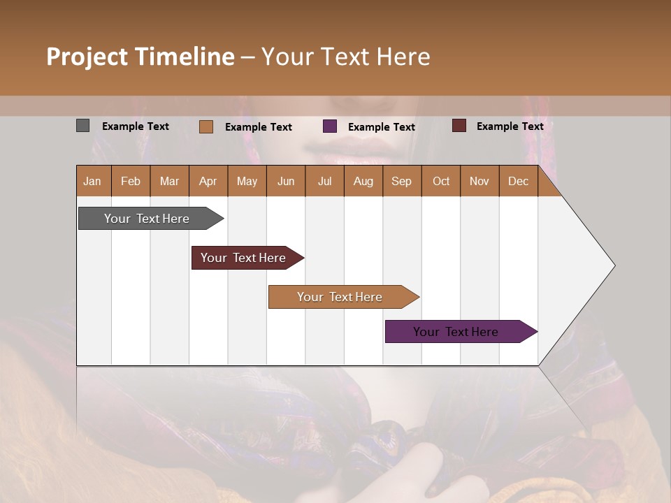 Exotic Beauty Eyes PowerPoint Template