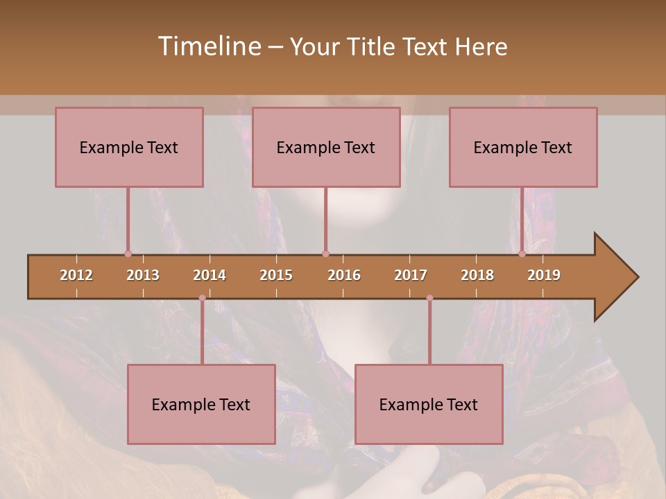Exotic Beauty Eyes PowerPoint Template