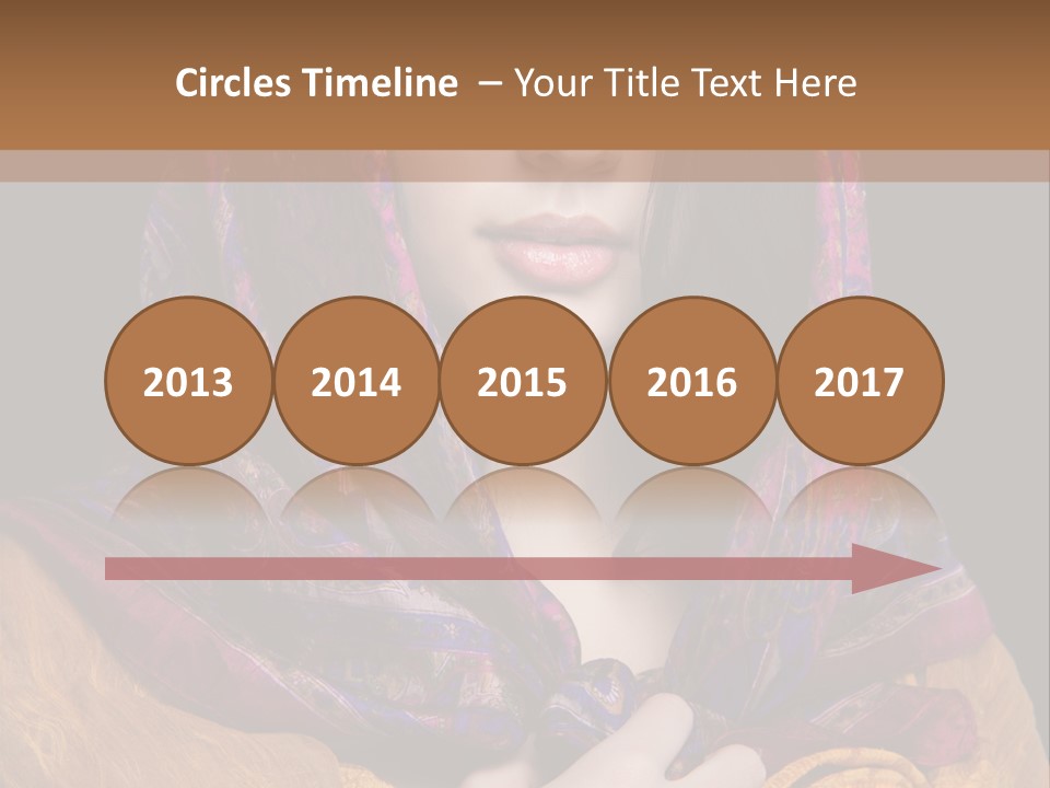 Exotic Beauty Eyes PowerPoint Template