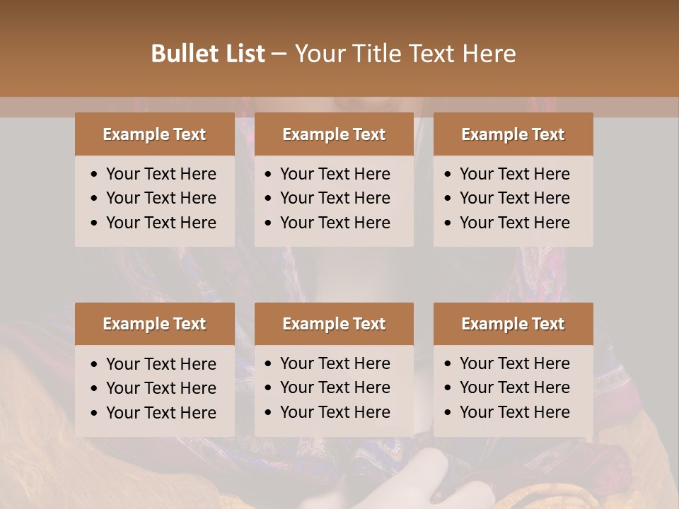 Exotic Beauty Eyes PowerPoint Template