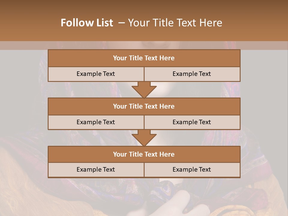 Exotic Beauty Eyes PowerPoint Template