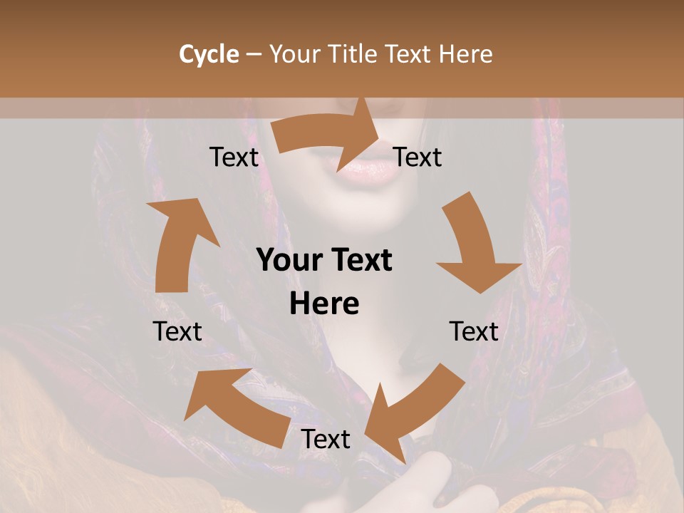 Exotic Beauty Eyes PowerPoint Template