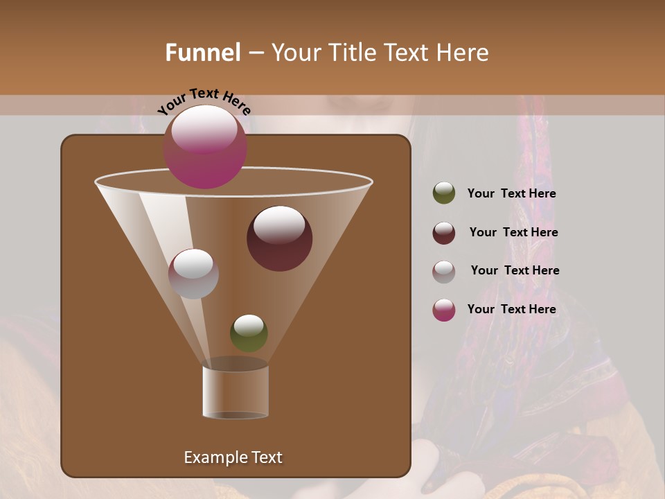 Exotic Beauty Eyes PowerPoint Template