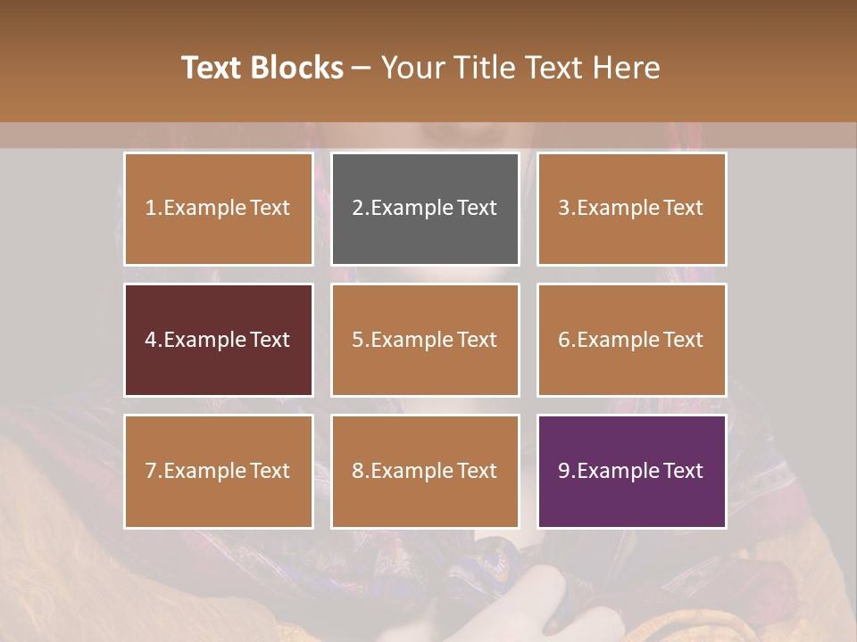 Exotic Beauty Eyes PowerPoint Template