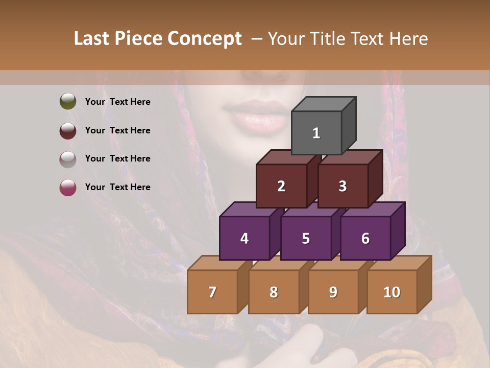 Exotic Beauty Eyes PowerPoint Template