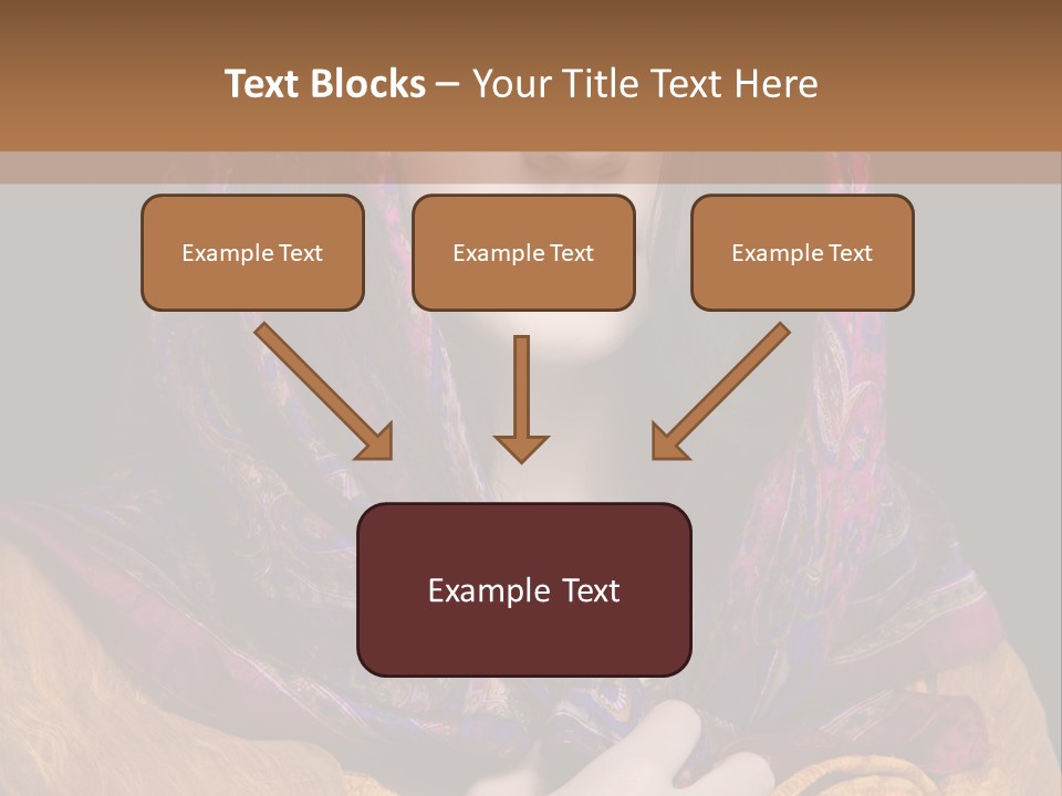 Exotic Beauty Eyes PowerPoint Template