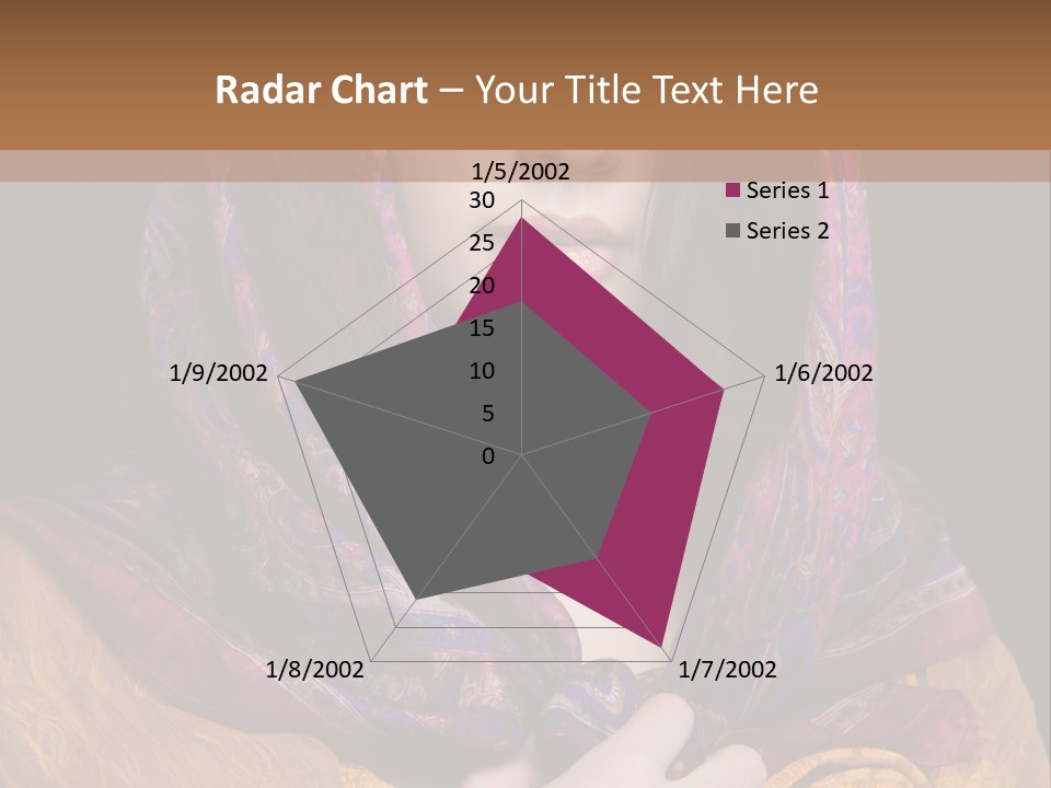 Exotic Beauty Eyes PowerPoint Template
