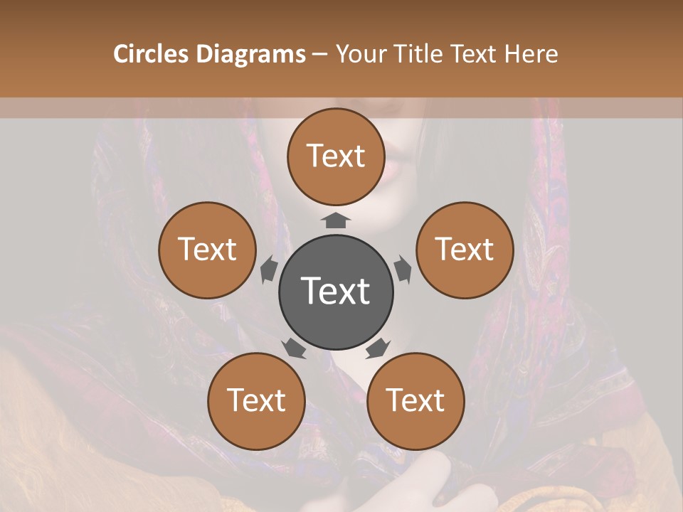 Exotic Beauty Eyes PowerPoint Template