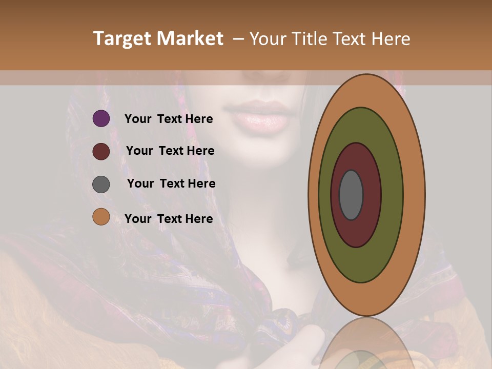 Exotic Beauty Eyes PowerPoint Template