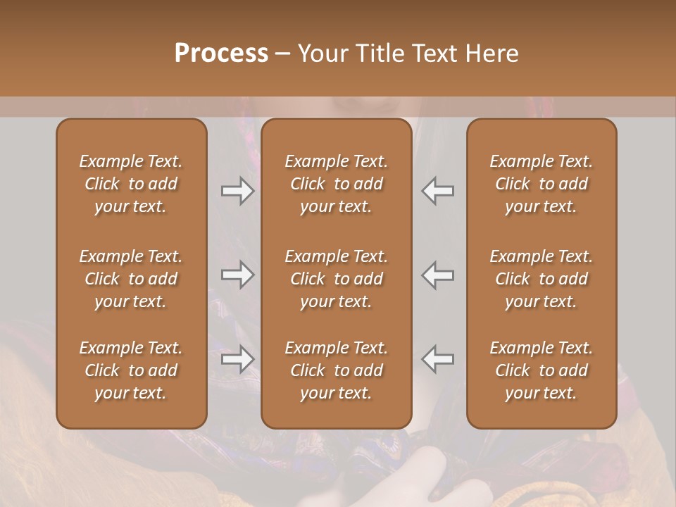 Exotic Beauty Eyes PowerPoint Template