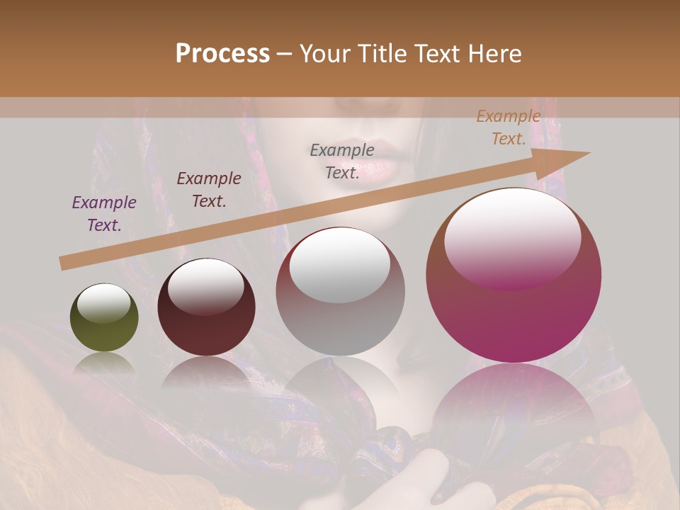 Exotic Beauty Eyes PowerPoint Template