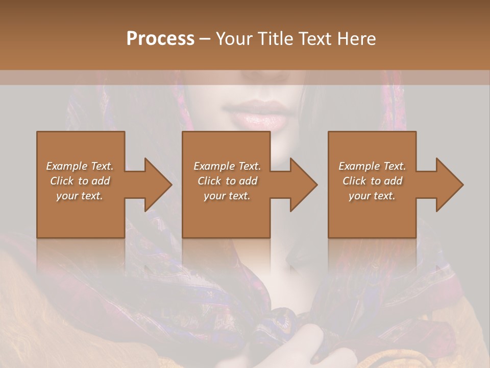 Exotic Beauty Eyes PowerPoint Template