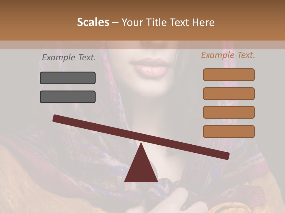 Exotic Beauty Eyes PowerPoint Template