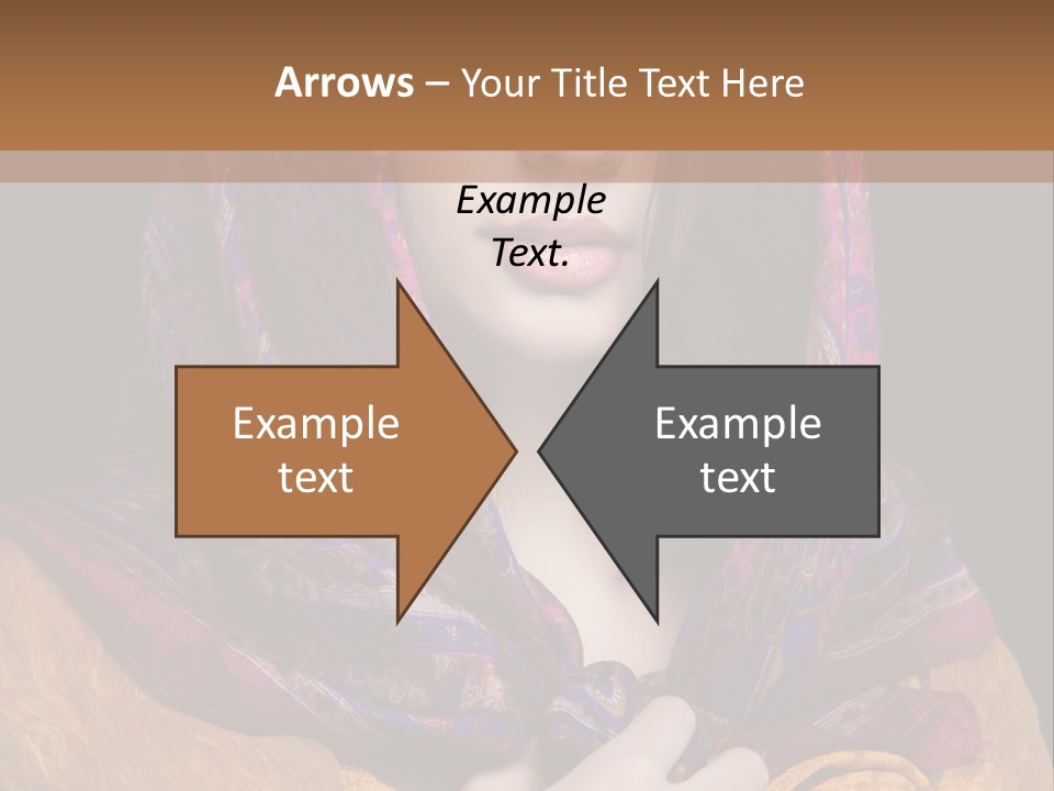 Exotic Beauty Eyes PowerPoint Template