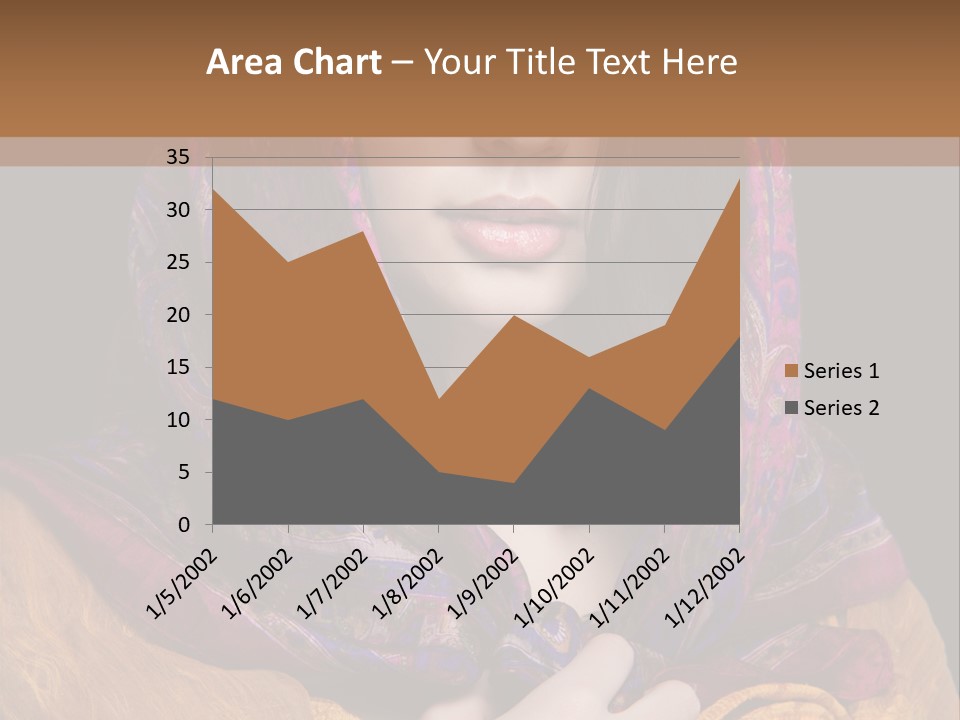 Exotic Beauty Eyes PowerPoint Template
