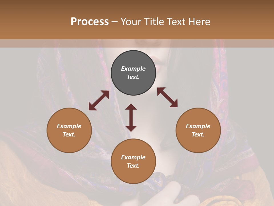 Exotic Beauty Eyes PowerPoint Template