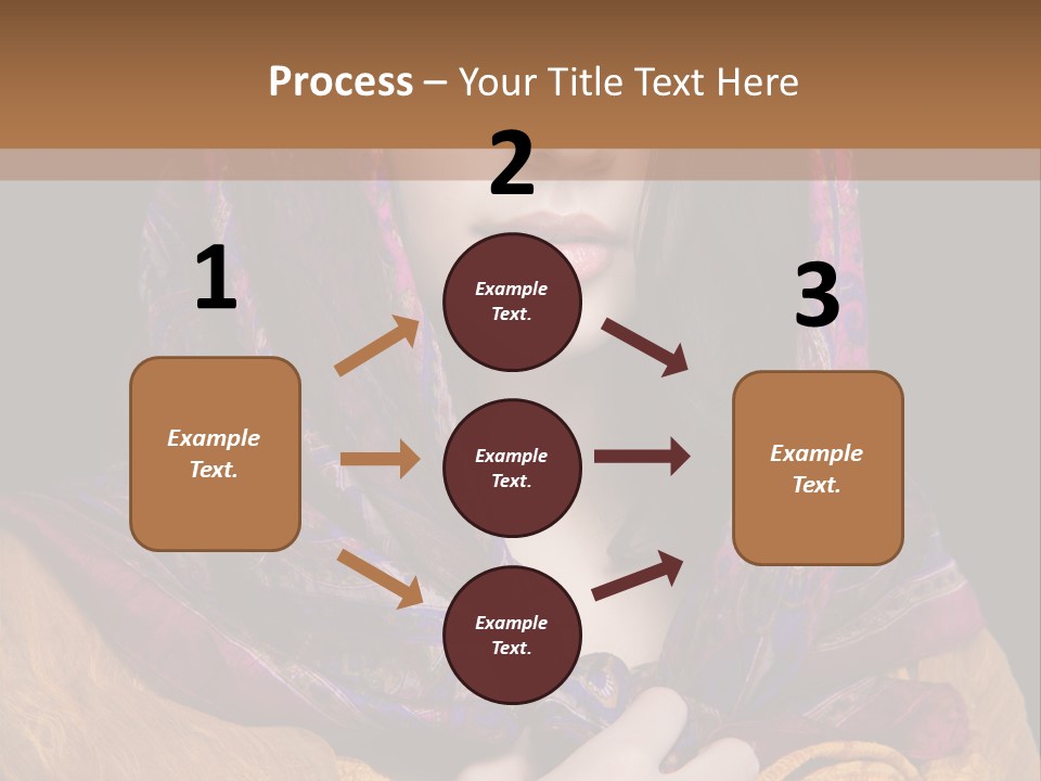 Exotic Beauty Eyes PowerPoint Template