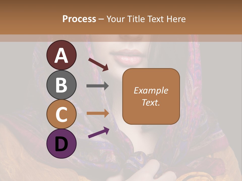 Exotic Beauty Eyes PowerPoint Template