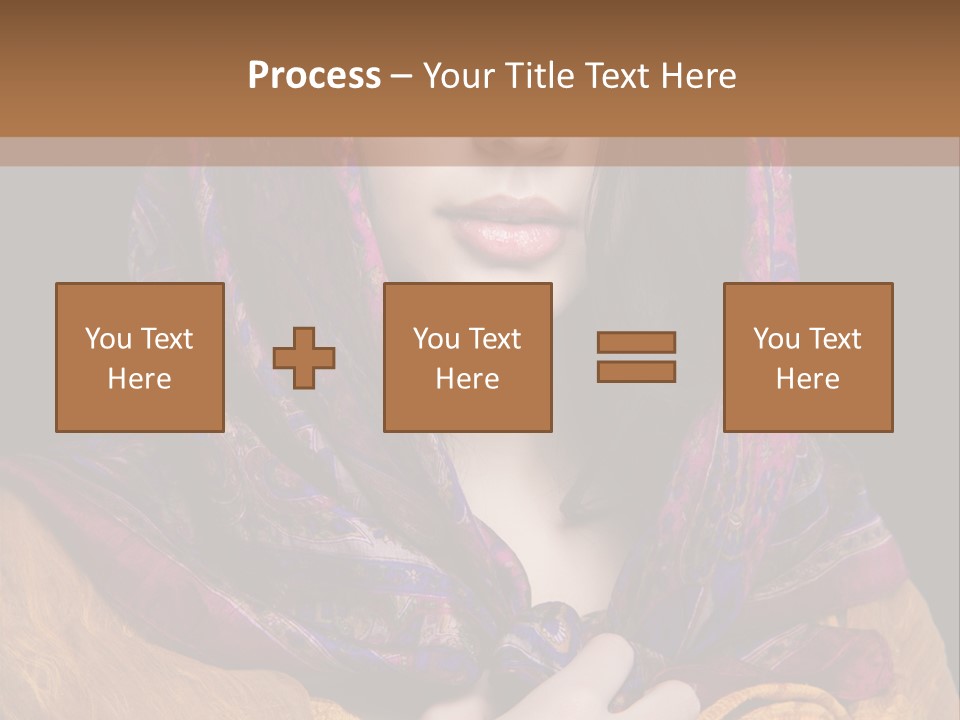 Exotic Beauty Eyes PowerPoint Template