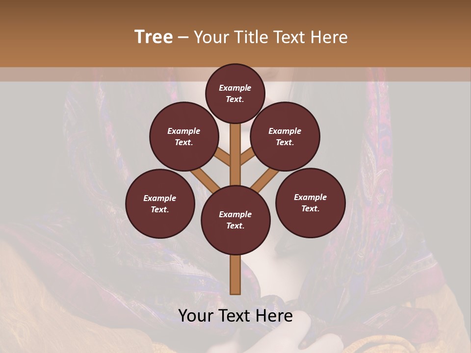 Exotic Beauty Eyes PowerPoint Template